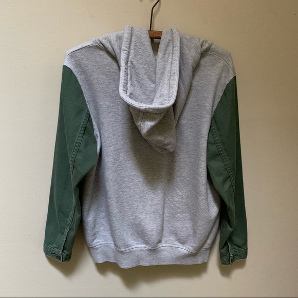 NSF~Gretchen Zip Up Hoodie in Heather Gray - Picture 8 of 14